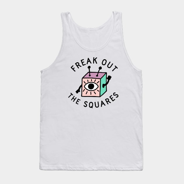 Freak Out the Squares Tank Top by TroubleMuffin